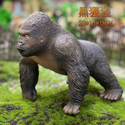 超大号金刚大猩猩玩具黑金刚黑猩猩，怪兽黑色软胶塑料仿真动物模型