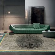 北欧地毯客厅现代简约几何轻奢ins风沙发茶几地垫地毯卧室床边毯