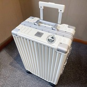 出口日本pc铝框行李箱，女26寸28拉杆箱万向轮24寸20密码旅行箱子男