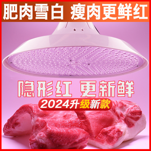 2024新国标(新国标)led生鲜，灯隐形红卤菜卤肉熟食，店海鲜水果猪肉鲜肉专用