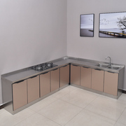 一体家用水槽储物防水经济型，橱柜整体橱柜灶台，厨房灶台柜储物