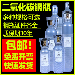 二氧化碳CO2钢瓶2L/4L/8L/10L/15L/20升水草鱼缸高压小型瓶安诚