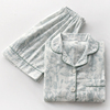 日系蘑菇小兔睡衣女士，夏季纯棉纱布薄款宽松短袖短裤家居服套装