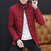 冬季外套男士立领棉衣，韩版潮本命年红色袄子，短款加厚保暖羽绒棉服