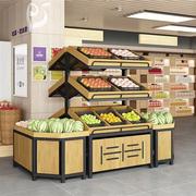 超市生鲜蔬菜货架展示架水果店，不锈钢水果架子，多层果蔬专用陈列架