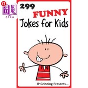 海外直订299 Funny Jokes for Kids  Joke Books for Kids 299儿童笑话：儿童笑话书