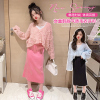 女童春装毛衣开衫2022韩版洋气儿童，针织衫中童装长袖上衣外套