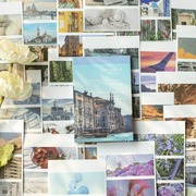 旅行风景贴纸本和纸手账素材，lomo照片胶片美好的一天手帐装饰贴画