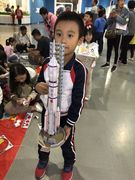 国庆3D立体拼图玩具模型神舟火箭55厘米高航天飞机纸模6-14岁