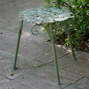做旧铸铁花架子铁艺落地花园庭院阳台客厅花盆架花凳装饰置物架