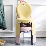 靠背椅儿童椅子塑料加厚幼儿园宝宝，垫脚小板凳子矮凳防滑家用座椅