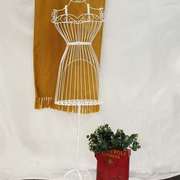 欧式铁艺模特架女道具婚纱，拍摄服装架，全身半身女挂衣架展示架
