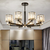美式客厅吊灯水晶大气，客厅灯具现代铁艺，简约餐厅温馨卧室灯具灯饰