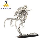 BuildMOC拼装积木玩具星际争霸虫族刺蛇异虫生物怪物组装模型摆件