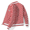 春季男士夹克潮流行时尚印花字母，格子红色外套休闲棒球服男装