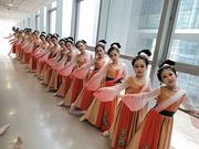 唐印忆长安古典舞演出表演服中国风大气开场舞蹈服装大摆裙