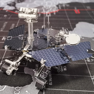 3d金属免胶立体拼装不锈钢拼图模型太空，探索月球车登月车火星车