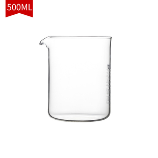bodumd法式滤压壶配件玻璃杯350ml500ml1000ml