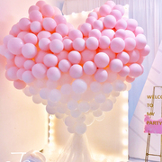 情人节求婚立体爱心心形气球造型，生日场景布置品装饰酒店室内创意