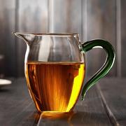 公道杯玻璃加厚耐热分茶器，高档过滤泡茶茶具，日式茶海公杯茶漏套装