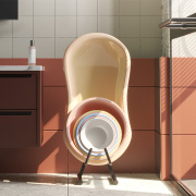 浴室厕所盆子脸盆收纳架可折叠脸盆架落地式家用卫生间放盆置物架