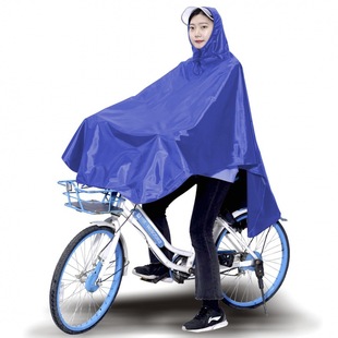 雨披共享单车雨衣自行车单人，男女成人学生雨衣加厚牛津布骑行雨衣