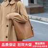 包包女2024纳帕纹真皮，大包单肩包时尚欧美风范牛皮手提包广州