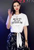 白色短袖T恤女夏季2024韩版个性系带字母印花休闲短款上衣潮