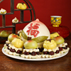 御茶膳房花饽饽寿桃馒头传统中式老人生日蛋糕送长辈祝寿花馍礼盒
