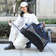 牛津纺拉杆包轻便防水旅行包男女通用商务包短途旅游大容量行李包