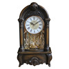 创意复古美式座钟欧式卧室客厅，时钟仿古时钟表床头静音报时台钟表