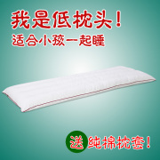 送枕套低枕头 双人枕头1.2米 软长枕芯1.5m 情侣长款薄枕头芯1.8