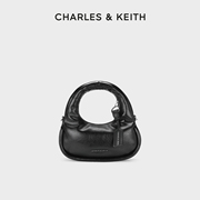 CHARLES&KEITH春季女包CK2-40151334柔软手提链条单肩斜挎包女