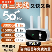 小2024随身wifi无线移动wifi6热点，5g网络纯流量上网卡三网通用卡托宽带路由器1增强高速免拉套餐科技充电