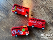正版伦敦限定经典可口可乐双层巴士，q版回力车纪念收藏1144