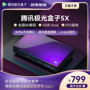 极光5X电视盒子家用机顶盒8K蓝光硬盘播放器wifi高清魔盒