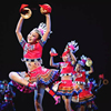 儿童苗族演出服幼儿女童少数民族彝族侗族瑶族舞蹈服表演服装
