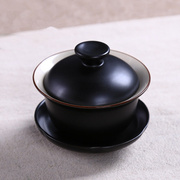 高档唐月窑功夫茶具白瓷茶杯套装家用绿色定窑陶瓷日式泡茶壶盖碗