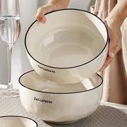 北欧陶瓷汤碗家用2023汤面碗高级感大号碗公面条碗泡面碗大碗