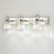 免打孔镜前灯led卫生间简约现代调光防水防雾卫浴，不锈钢镜柜灯具