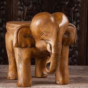 泰国进口大象换鞋凳儿童s小用凳实木创意板小凳家矮进门客厅茶几