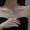 925纯银项链女2024年珍珠颈链，轻奢小众设计高级感锁骨链