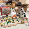 儿童玩具火车带轨道木质电动小火车，轨道玩具玩具男孩益智动脑5岁