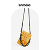 simpsons小众包包手机包斜跨包女小包袋针织高级撞色款创意百搭包
