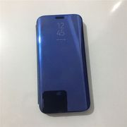 三星9350手机壳9300立式镜面休眠翻盖皮套s8+/s9/s9+/s10/s10+/s10e全包防摔保护壳s6/s6edge/镜面手机保护套