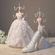 欧式首饰架公主创意摆件 耳环架挂项链的架子首饰展示架 结婚礼物