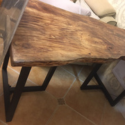 桌腿支架大理石不锈钢餐桌支架办公桌架茶几脚金属腿铁艺桌脚定制