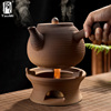 陶迷陶瓷养生煮茶壶套装大容量侧把壶耐高温烧水壶原矿粗陶茶炉