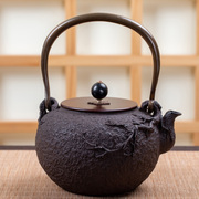 日式时尚手工家用送礼泡茶烧水壶铸铁壶煮茶器茶壶盛虎堂 春音