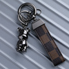 金属高级感金属熊钥匙扣，男创意个性，汽车钥匙链挂件背包挂饰马蹄扣